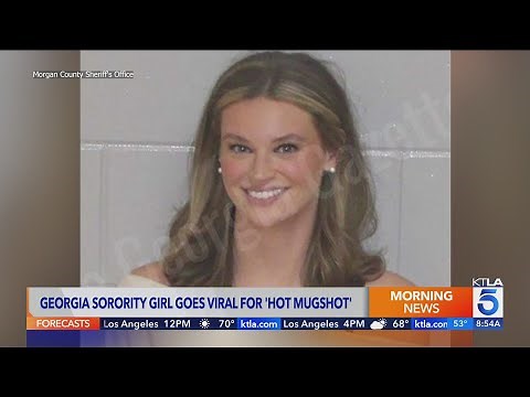 Sorority girl goes viral for 'hot mugshot'