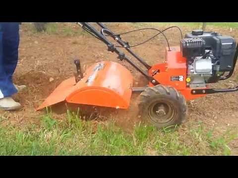 Powermate 18 in. 196 cc 4-Cycle Rear-Tine Counter-Rotating Gas-Powered Tiller
