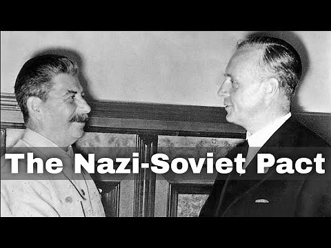 23rd August 1939: Molotov and Ribbentrop sign the Nazi-Soviet Pact on behalf of the USSR and Germany