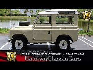 1970 Land Rover IIA Stock# 715-FTL