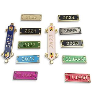 [Hot Item] Bag Accessories Custom Handbag Hardware Engraved Metal Brand Logo Plate Tags, Custom Metal Logo Labels for Handbags