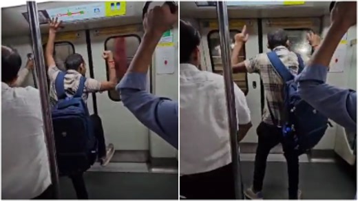 Delhi Metro passenger's song and dance performance in coach goes viral. Watch video