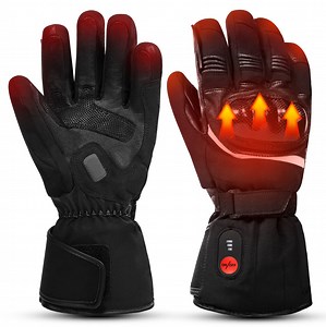 Savior Heat Heated Gloves, Electric Rechargeable Heated Hand Warmer Ski Gloves for Men Women, Waterproof & Windproof Touchscreen Gloves for Cycling, Hunting, Skiing, Motorcycle - Walmart.com