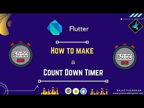 How to implement count down timer in flutter dart