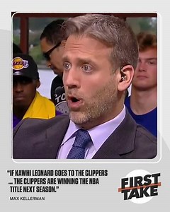 You heard it here first from Max Kellerman. | ESPN First Take