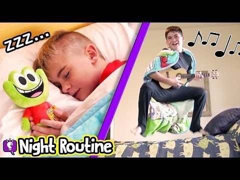 NIGHT TIME ROUTINE: Bro VS Bro VS Bro with HobbyKids New Blanket!