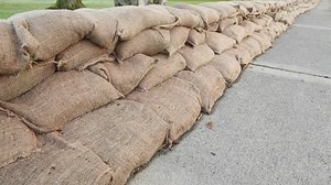 Flood Protection Sandbag Wall Dolly Shot Stock Footage Video (100% Royalty-free) 8332927 | Shutterstock