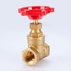 [Hot Item] Brass Gate Valve Pipe Water Valve Threaded Connection Gate Plate