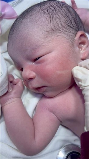 #babyfirstminutes what a precious and chubby