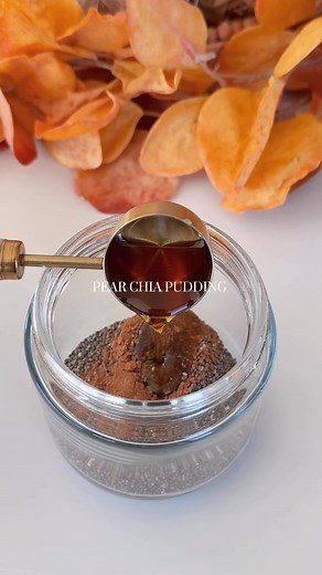 1.2M views · 12K reactions | Spiced pear chia seed pudding ✨ Recipe: 3 tbs chia seeds 1 tbs maple syrup 3/4 c milk 1/4 tsp cinnamon Pinch of salt Diced pears Mix and rest in fridge. Enjoy the next morning with whipped cream and crushed up walnuts 襤 #chiaseedpudding #chiapuddingrecipe #chiapudding #chiaseeds #healthybreakfastideas | Alohalexia | Facebook
