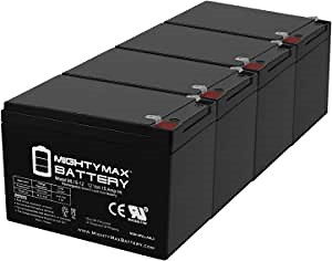 Mighty Max Battery 12V 15AH F2 Battery Replacement for CruzIn Cooler - 4 Pack