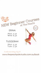 🍑 Term 5 is just around the corner babes! We start a brand new 8 week term on Monday! Join us for pole, dance, fitness, flex, booty and much much more. Walking through those doors will be the best thing you ever did! Don’t forget we have a $50 trial pass for next week only - which allows you to try unlimited classes for your level! The best way to try different studios, teachers, styles & classes! DM us with any questions you might have, we can help find the right class for you! Love you to Pea
