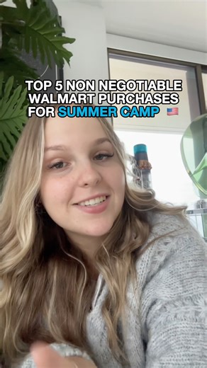 Here are @jordynfowkes 's top 5 non negotiable Walmart purchases for your summer at camp 🙌🇺🇸 #CampCounselor #campleaders #usa #summercampinamerica #summercamp #j1 #summercampvibes #traveling #culturalexchange | Camp Leaders
