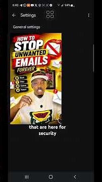 how to block, filter, control and protect your email from spam forever. #StopSpamEmails #GmailTips