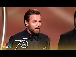 Ewan McGregor thanks his estranged wife and rumored girlfriend at Golden Globes