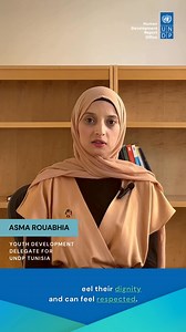 Asma reminds us that youth should be seen as key stakeholders, not just beneficiaries, in shaping the future of #DigitalTransformation. 🌐 How can young people become champions of change in this unprecedented wave of progress? Share your thoughts below! #HumanSecurity | Human Development Report