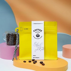 [Hot Item] Flat Bottom Bags Resealable Coffee Beans Snacks Pet Food Milk Powder Packaging Plastic Bags