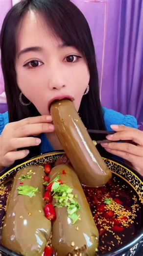 blood with chili boiled a lot of eating good tasty yummy | My ASMR