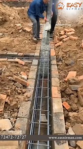 Concrete pouring for columns and footing. A slurry layer applied between footing and column concrete to promote bonding Contact us : 72472-72727 www.easynirman.com #EasyNirman #conceptofcivilwork #footing #footingreinforcement #civilengineering #besthomebuild #viralreel #webuildeasy #raipurchhattishgarh | Easy Nirman | Facebook