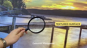 Amazon.com: Sunset View Wallpaper - Mountains Behind The Clouds, Soft Clouds in The Sky, Rivers, Streams and Trees - Landscape Mural Decor - Easy Installation (Peel and Stick, 104''Wx104''H) : Tools & Home Improvement