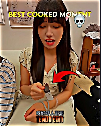 Is the girl really crazy?💀