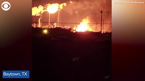 A fire broke out at this ExxonMobil refinery in Baytown, TX early Thursday morning. The Harris County Sheriff's Office said "initial reports indicated some type of explosion occurred inside the plant." The company said four people were injured but in stable condition. | KLBK News - EverythingLubbock.com