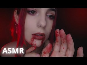 ASMR Vampire feeding on you (Mouth Sounds/ Close up/ Halloween)