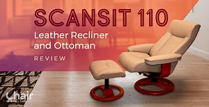 ScanSit 110 Review 2025 - Norwegian Leather Recliner and Ottoman