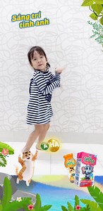 BÉ NHẢY HAY, RINH NGAY QUÀ "XỊN" !!!! Dạo này em Sóc nhà mình mê nhảy múa lắm, tay chân cứ nhún nhảy liên hồi. Bởi vậy thấy minigame BÉ NHẢY HĂNG SAY - NHẬN NGAY QUÀ SÁNG TRÍ TINH ANH là biết ngay nàng Sóc “trúng tủ” rồi. Nói nhỏ với ẻm là cuộc thi dễ ẹc hà, con chọn 1 trong 3 khung hình mà con yêu thích dưới đây: - Có khung Cá Heo Sáng Trí: https://bit.ly/32yw0As - Khung Mèo Tinh Anh: https://bit.ly/2MTzw1G - Và khung Muông Thú Sáng Trí Tinh Anh: https://bit.ly/33MPly0 Sau đó con sẽ nhảy với bà