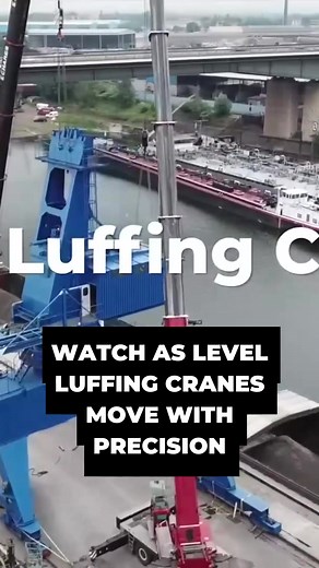 ️ Elevate Your Vision with Luffing Jib Shore Cranes!  Step into...