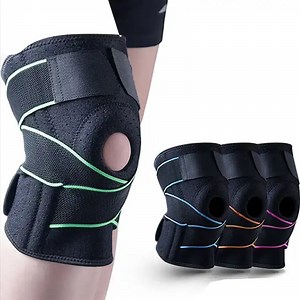 [Hot Item] Spring and Adjustable Belt Compression Knee Support