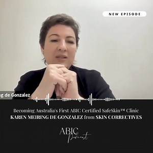 Tune in to our latest ABIC podcast episode where we sit down with Karen Meiring de Gonzalez from Skin Correctives to discuss their journey to becoming Australia's first ABIC Certified SafeSkin™ Clinic! 🏆✨ Discover how Skin Correctives commitment to safety and excellence has positively impacted both their staff and clients. 💖🛡️ We delve into the SafeSkin™ certification process, from practical applications, skills development and personal growth and uncover the transformative impact of ABIC Saf