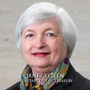 Let's go! This week, Janet Yellen was sworn in as the first woman to hold the position of Secretary of the Treasury. #HistoryIsHappening | Hamilton