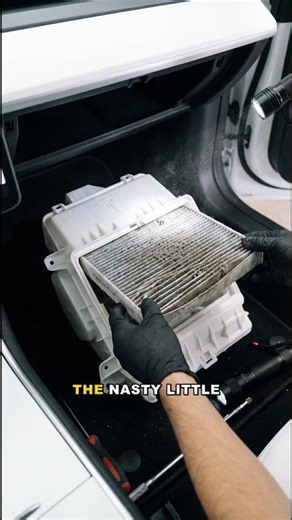 Tesla AC Smells? Quick DIY Cabin Filter FIX!