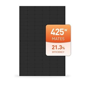 [Hot Item] Mate Black Surface Transparency Thin Film Amorphous Silicon Fotovoltaic Panels 425W