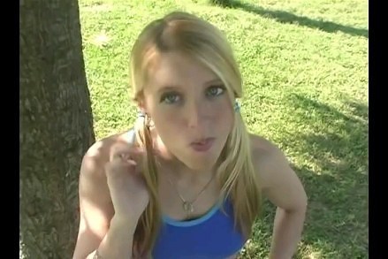 Kaylee at the park blowing huge bubble gum #Kaylee #park #hugebubble #blowingbubblegum #gum #dubblebubble ##superbubble #blondehair #woman | James Richardson Jr.