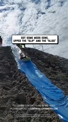 This Slip-n-Slide ain't street legal, babe... 😩 🤣 #slipnslide #brofail #fail | FailArmy