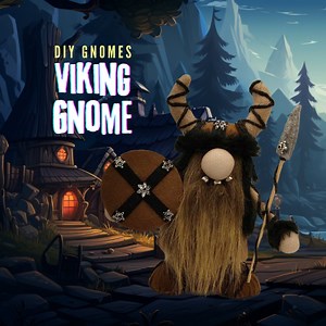 DIY Viking Gnome - How to Make a Homemade Viking Gnome, Handmade Gnome - Etsy Canada