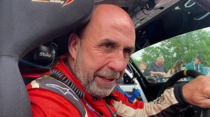 John Bonner in an Escort bearing similar livery to Seamus Bonner’s famous win of the Donegal International. John delighted with the weekend’s work | Donegal International Rally