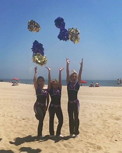 Poms in hand & toes in the sand 👣 | Baltimore Ravens Cheerleaders