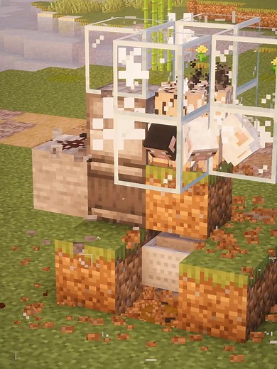 AUTOMATIC SHEEP farm 💥😭 #minecraft #minecraftfarm #minecrafttutorial #minecraftbuilding #minecraftferma