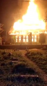 1.4K views · 117 reactions | #Khudaya_Raham A shrine was damaged in a massive fire that broke out in the Waniyar area of Safa Kadal here on Tuesday morning. The fire damaged the Saber Baba shrine and is suspected to have been caused by the electrical short circuit. Reported by Umer Asif. Edited by Asif Hamid | South kashmir Viral Kashmir | Facebook