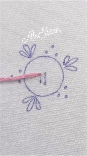 Bullion Knot Stitch Flower Embroidery | Hand Embroidery For Beginners #fbviral #reelsvideo #trendingreels #reelsfb | ABI Stitch