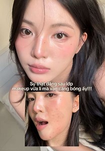 Makeup tone hồng mỏng mịn căng bóng: bí quyết lớp nền