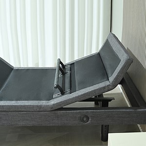 [Hot Item] Wall Hugger Single Four Okin Motor Electric Adjustable Bed with Head Tilt Lumbar Support