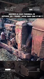 760K views · 6.4K reactions | Saving a 1942 Farmall M Sitting 20+ Years . How Bad Can it Be ? #recovery #old #engine #willitrun #car #restoration #repair #tiktok #fyp #1942 #FarmallM | Tube Restoration | Facebook