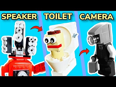 HOW TO BUILD LEGO SKIBIDI TOILET…