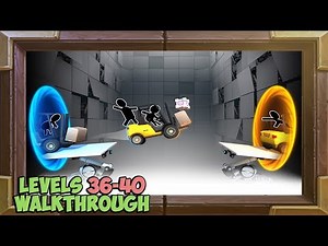 Bridge Constructor Portal Walkthrough Levels 36-40