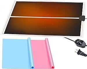 Resin Mold Heating Mat, Curing Machine with 2 pcs Silicone Mats for Fast Curing Epoxy, Dryer for Silicone Molds