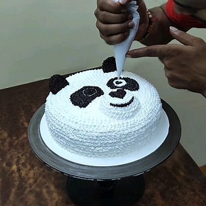 Panda Face Cake Design | Panda Theme Cake Design | Panda Cake Tutorial | Panda Simple Cake Design | Top Cake Master